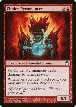 Cinder Pyromancer [Duels of the Planeswalkers] MTG Single Magic: The Gathering  | Multizone: Comics And Games