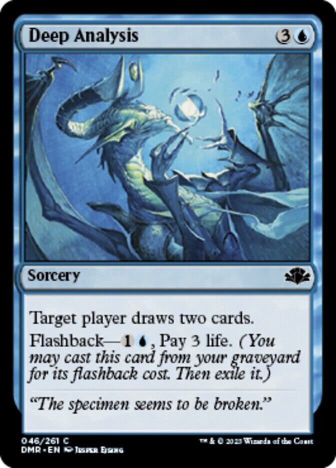 Deep Analysis [Dominaria Remastered] MTG Single Magic: The Gathering  | Multizone: Comics And Games