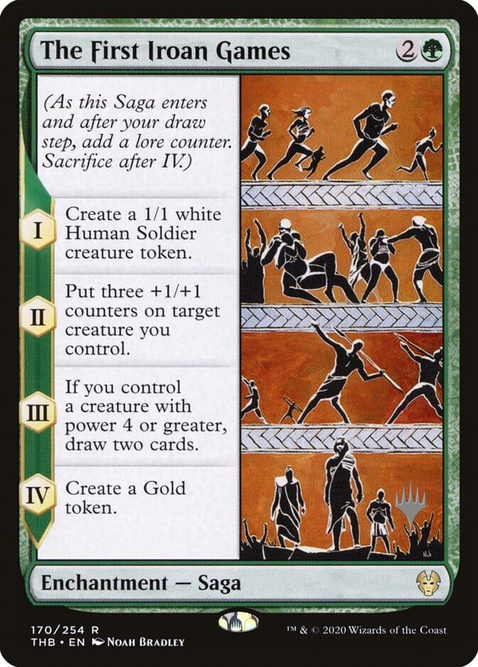 The First Iroan Games (Promo Pack) [Theros Beyond Death Promos] MTG Single Magic: The Gathering  | Multizone: Comics And Games