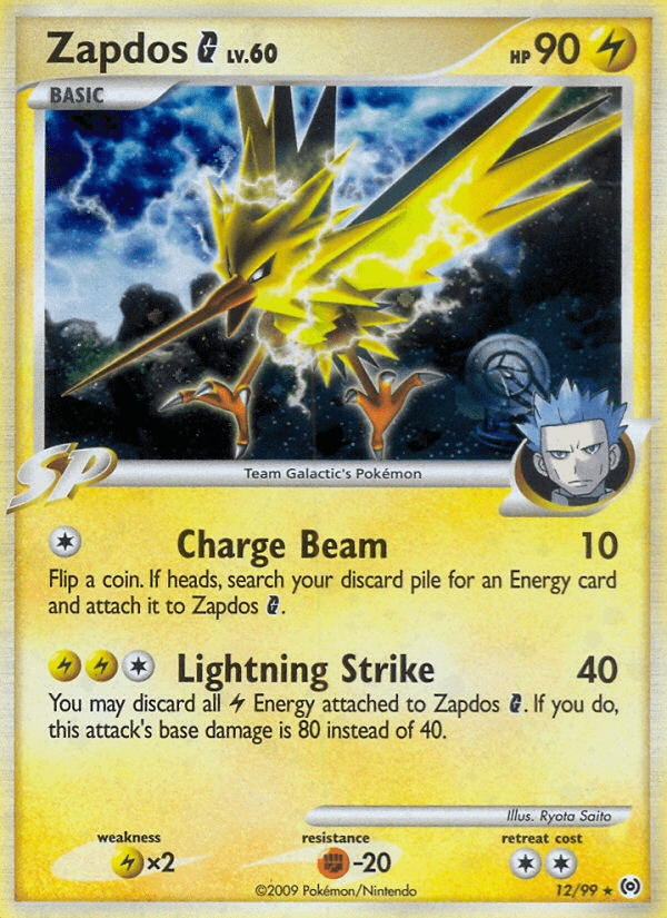 Zapdos G (12/99) [Platinum: Arceus] Pokemon Single Pokémon  | Multizone: Comics And Games