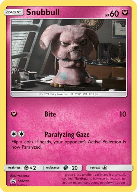 Snubbull (SM200) [Sun & Moon: Black Star Promos] Pokemon Single Pokémon  | Multizone: Comics And Games