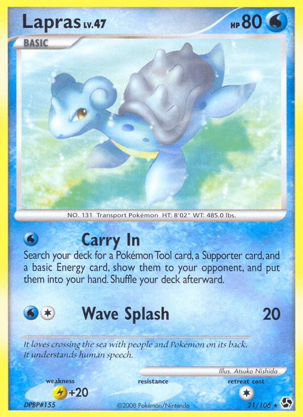 Lapras (21/106) [Diamond & Pearl: Great Encounters] Pokemon Single Pokémon  | Multizone: Comics And Games