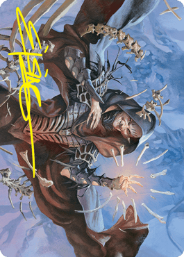 Valentin, Dean of the Vein Art Card (Gold-Stamped Signature) [Strixhaven: School of Mages Art Series] MTG Single Magic: The Gathering  | Multizone: Comics And Games