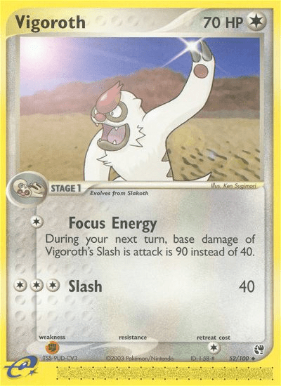 Vigoroth (52/100) [EX: Sandstorm] Pokemon Single Pokémon  | Multizone: Comics And Games