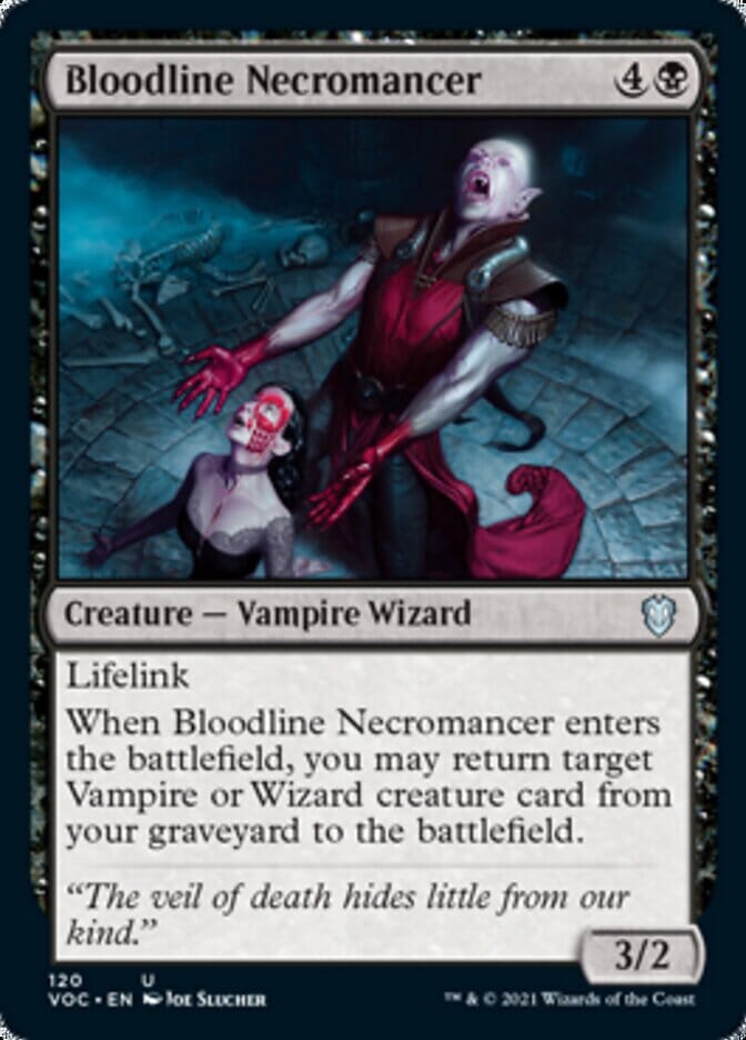 Bloodline Necromancer [Innistrad: Crimson Vow Commander] MTG Single Magic: The Gathering  | Multizone: Comics And Games