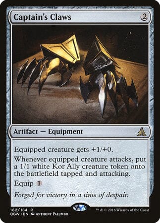 Captain's Claws [Oath of the Gatewatch] MTG Single Magic: The Gathering  | Multizone: Comics And Games