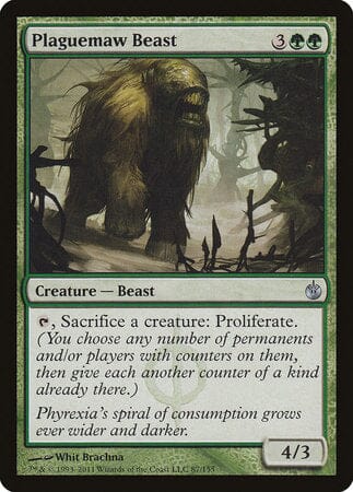 Plaguemaw Beast [Mirrodin Besieged] MTG Single Magic: The Gathering  | Multizone: Comics And Games