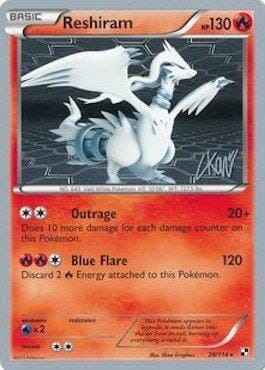 Reshiram (26/114) (Reshiphlosion - Christopher Kan) [World Championships 2011] Pokemon Single Pokémon  | Multizone: Comics And Games