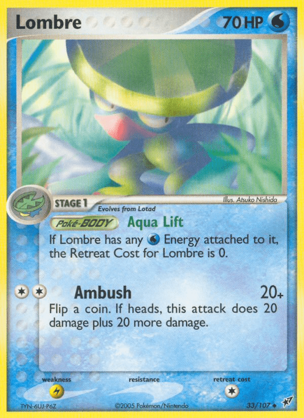 Lombre (33/107) [EX: Deoxys] Pokemon Single Pokémon  | Multizone: Comics And Games