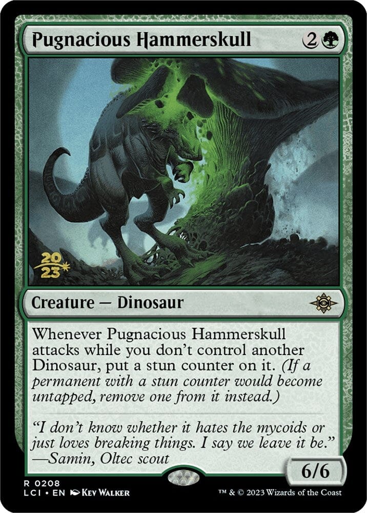 Pugnacious Hammerskull [The Lost Caverns of Ixalan Prerelease Cards] MTG Single Magic: The Gathering  | Multizone: Comics And Games