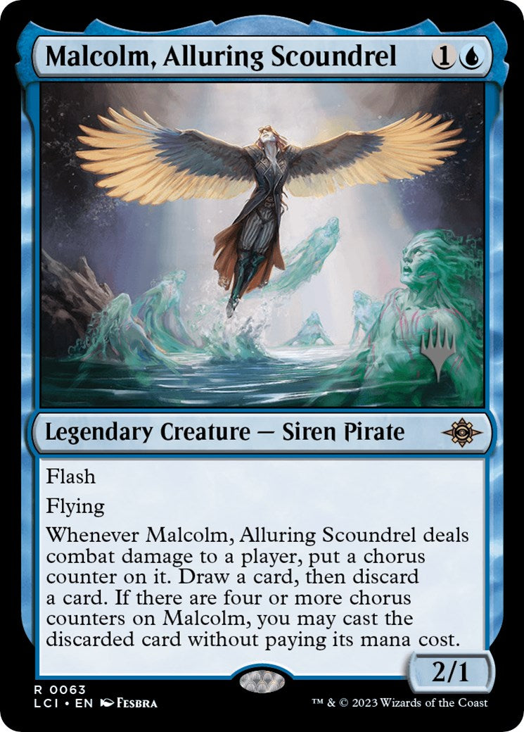 Malcolm, Alluring Scoundrel (Promo Pack) [The Lost Caverns of Ixalan Promos] | Multizone: Comics And Games