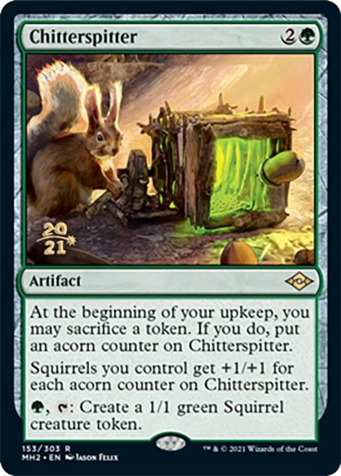 Chitterspitter [Modern Horizons 2 Prerelease Promos] MTG Single Magic: The Gathering  | Multizone: Comics And Games