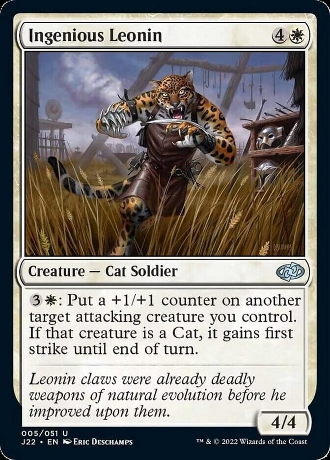 Ingenious Leonin [Jumpstart 2022] MTG Single Magic: The Gathering  | Multizone: Comics And Games