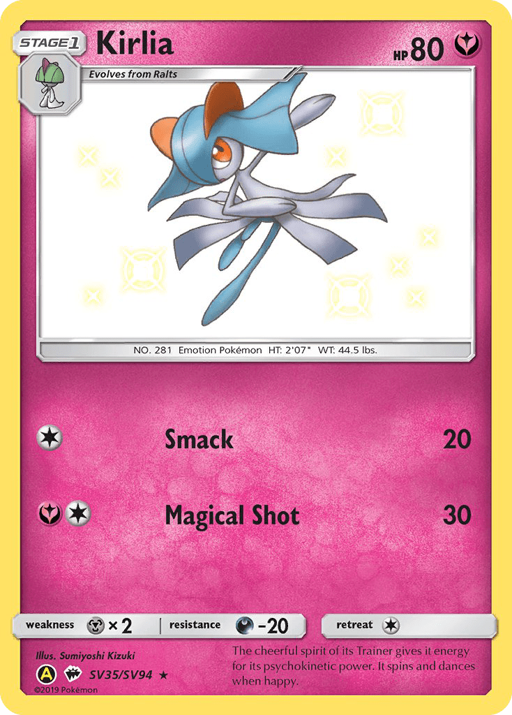 Kirlia (SV35/SV94) [Sun & Moon: Hidden Fates - Shiny Vault] Pokemon Single Pokémon  | Multizone: Comics And Games