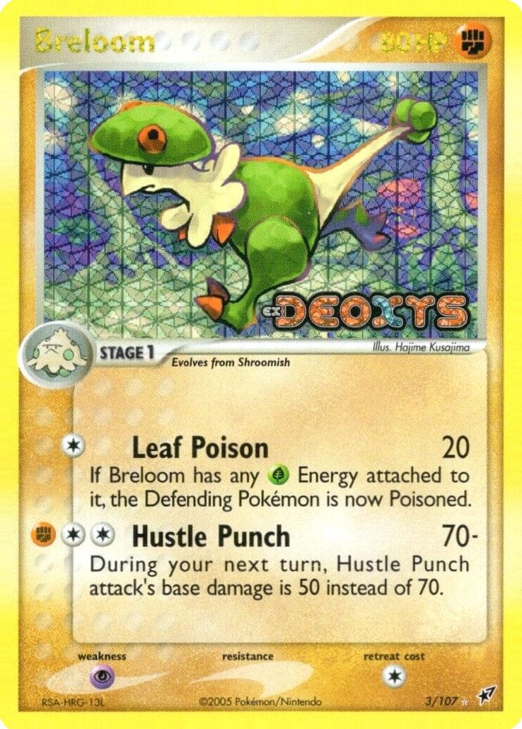 Breloom (3/107) (Stamped) [EX: Deoxys] Pokemon Single Pokémon  | Multizone: Comics And Games