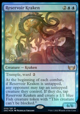 Reservoir Kraken [Streets of New Capenna Prerelease Promos] MTG Single Magic: The Gathering  | Multizone: Comics And Games