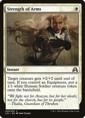 Strength of Arms [Shadows over Innistrad] MTG Single Magic: The Gathering  | Multizone: Comics And Games