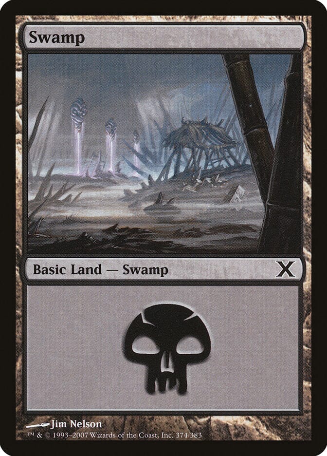 Swamp (374) [Tenth Edition] MTG Single Magic: The Gathering  | Multizone: Comics And Games