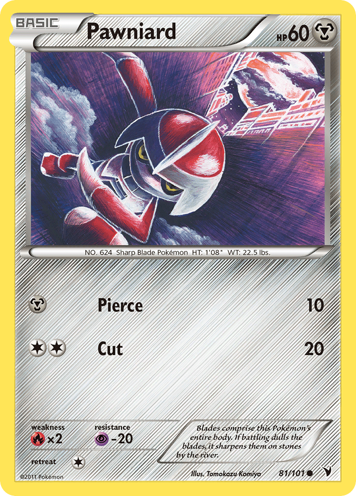 Pawniard (81/101) [Black & White: Noble Victories] Pokemon Single Pokémon  | Multizone: Comics And Games