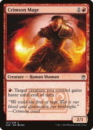 Crimson Mage [Masters 25] MTG Single Magic: The Gathering  | Multizone: Comics And Games