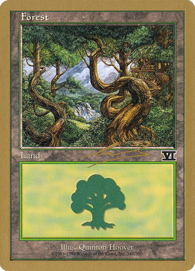 Forest (nl347) (Nicolas Labarre) [World Championship Decks 2000] MTG Single Magic: The Gathering  | Multizone: Comics And Games