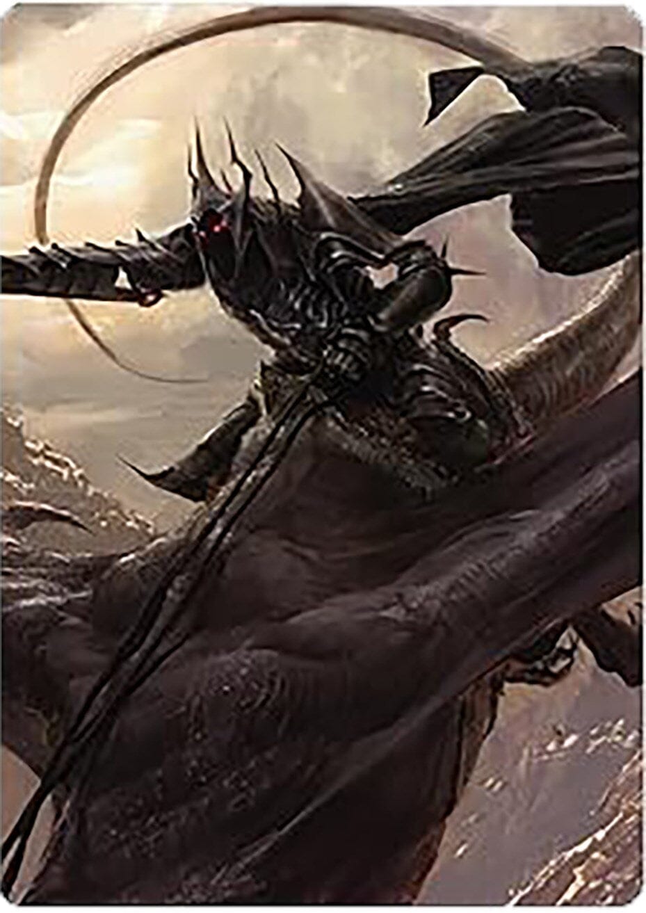 Witch-king, Sky Scourge Art Card [The Lord of the Rings: Tales of Middle-earth Art Series] MTG Single Magic: The Gathering  | Multizone: Comics And Games