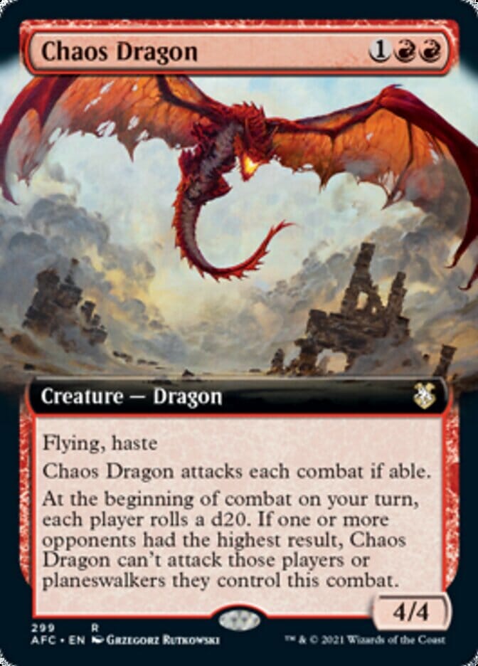 Chaos Dragon (Extended) [Dungeons & Dragons: Adventures in the Forgotten Realms Commander] | Multizone: Comics And Games