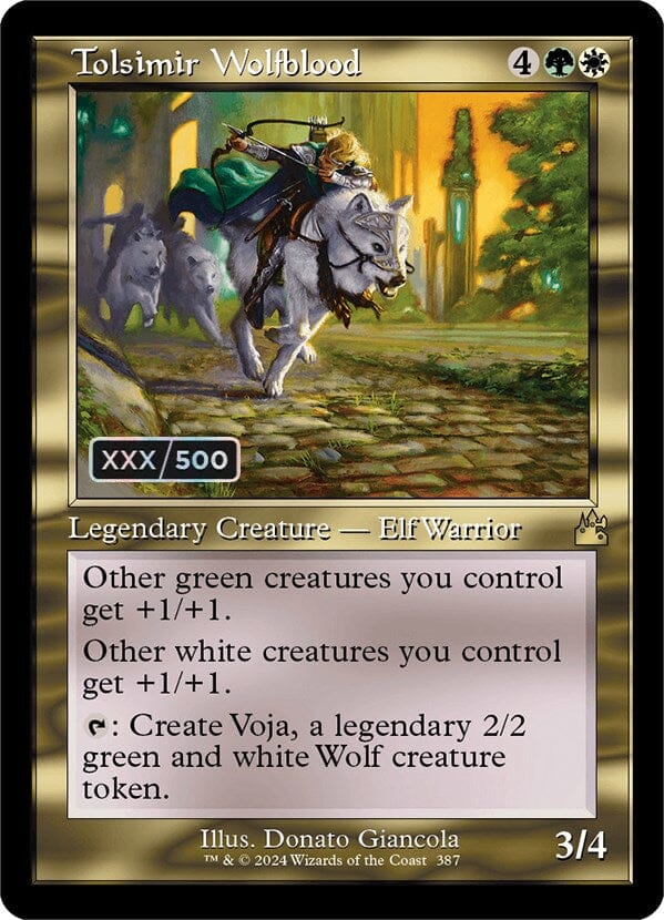 Tolsimir Wolfblood (Retro) (Serialized) [Ravnica Remastered] MTG Single Magic: The Gathering  | Multizone: Comics And Games