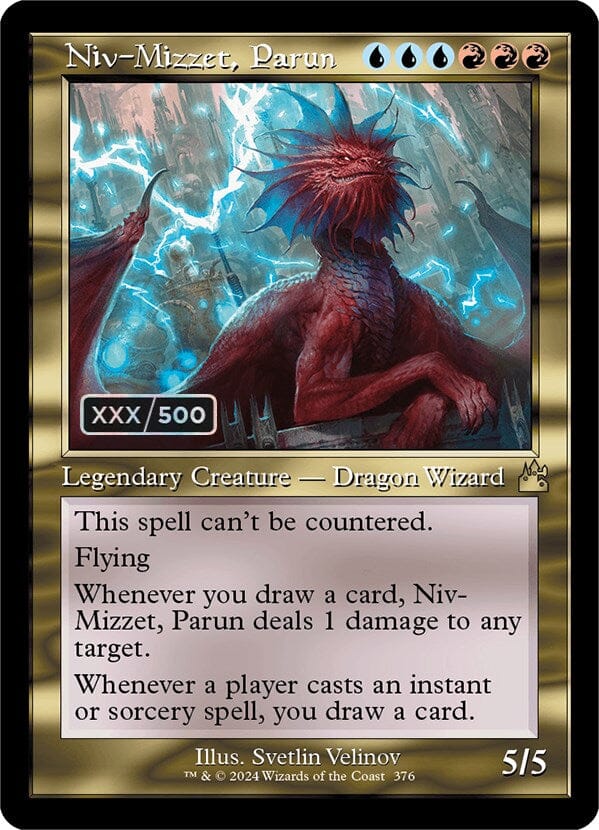 Niv-Mizzet, Parun (Retro) (Serialized) [Ravnica Remastered] MTG Single Magic: The Gathering  | Multizone: Comics And Games