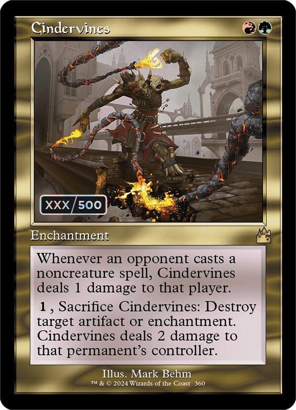 Cindervines (Retro) (Serialized) [Ravnica Remastered] MTG Single Magic: The Gathering  | Multizone: Comics And Games