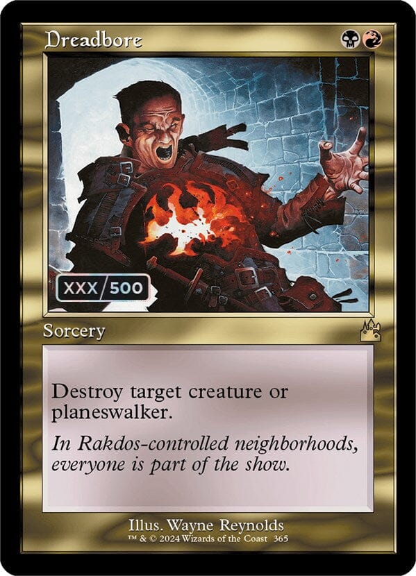 Dreadbore (Retro) (Serialized) [Ravnica Remastered] MTG Single Magic: The Gathering  | Multizone: Comics And Games