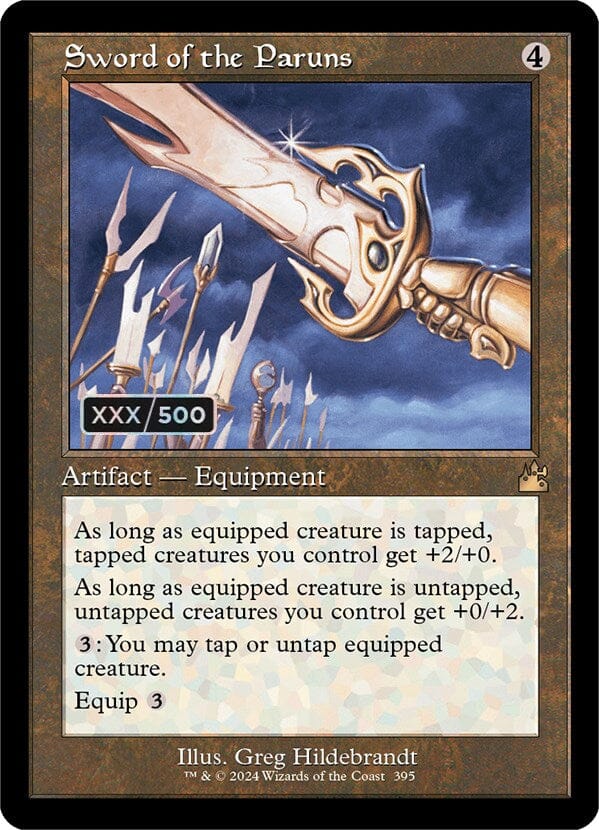 Sword of the Paruns (Retro) (Serialized) [Ravnica Remastered] MTG Single Magic: The Gathering  | Multizone: Comics And Games