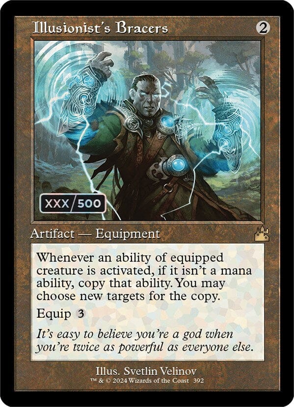 Illusionist's Bracers (Retro) (Serialized) [Ravnica Remastered] MTG Single Magic: The Gathering  | Multizone: Comics And Games