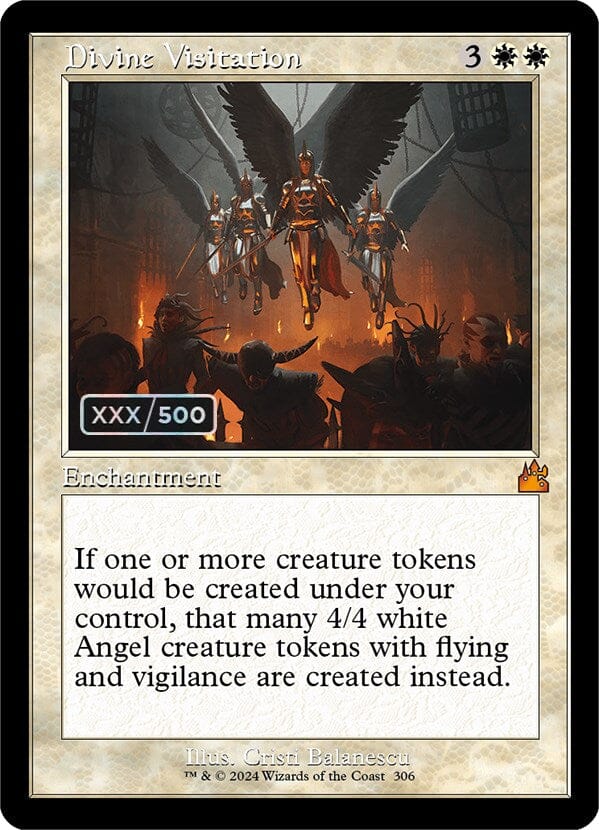Divine Visitation (Retro) (Serialized) [Ravnica Remastered] MTG Single Magic: The Gathering  | Multizone: Comics And Games