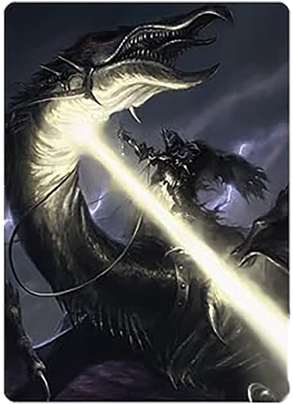 Olorin's Searing Light Art Card [The Lord of the Rings: Tales of Middle-earth Art Series] MTG Single Magic: The Gathering  | Multizone: Comics And Games