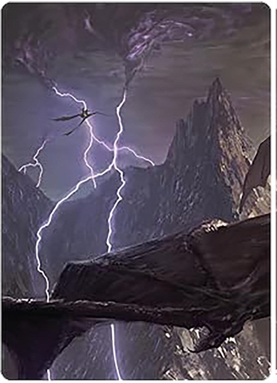 Call Forth the Tempest Art Card [The Lord of the Rings: Tales of Middle-earth Art Series] MTG Single Magic: The Gathering  | Multizone: Comics And Games