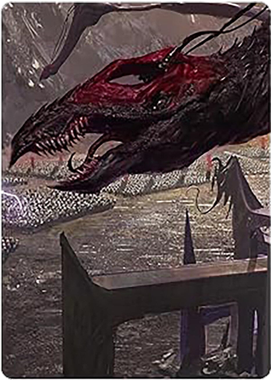 Fell Beast of Mordor Art Card [The Lord of the Rings: Tales of Middle-earth Art Series] MTG Single Magic: The Gathering  | Multizone: Comics And Games