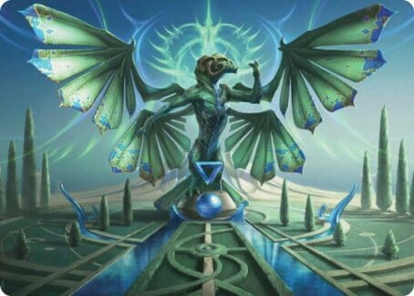 Tanazir Quandrix Art Card [Strixhaven: School of Mages Art Series] MTG Single Magic: The Gathering  | Multizone: Comics And Games