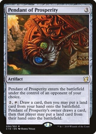 Pendant of Prosperity [Commander 2019] MTG Single Magic: The Gathering  | Multizone: Comics And Games