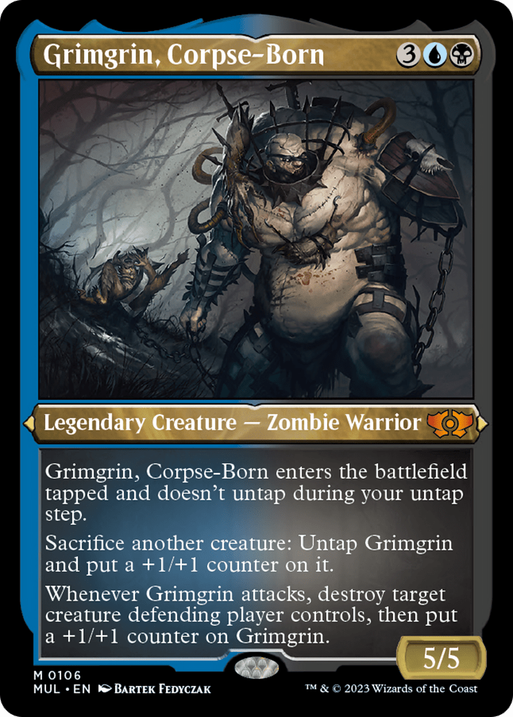 Grimgrin, Corpse-Born (Foil Etched) [Multiverse Legends] MTG Single Magic: The Gathering  | Multizone: Comics And Games