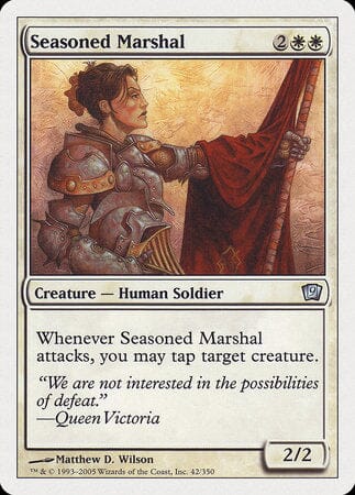 Seasoned Marshal [Ninth Edition] MTG Single Magic: The Gathering  | Multizone: Comics And Games
