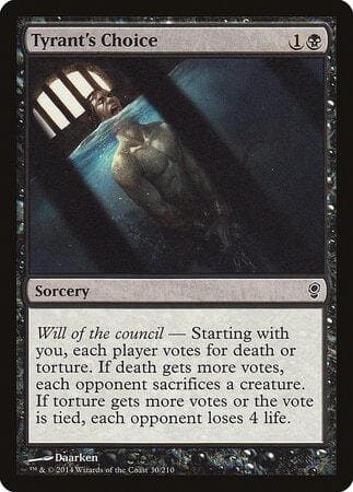 Tyrant's Choice [Conspiracy] MTG Single Magic: The Gathering  | Multizone: Comics And Games