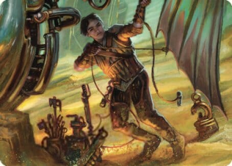 Mishra, Excavation Prodigy Art Card [The Brothers' War Art Series] MTG Single Magic: The Gathering  | Multizone: Comics And Games