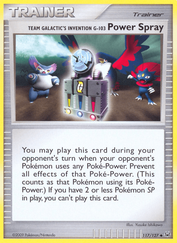Team Galactic's Invention G-103 Power Spray (117/127) [Platinum: Base Set] Pokemon Single Pokémon  | Multizone: Comics And Games