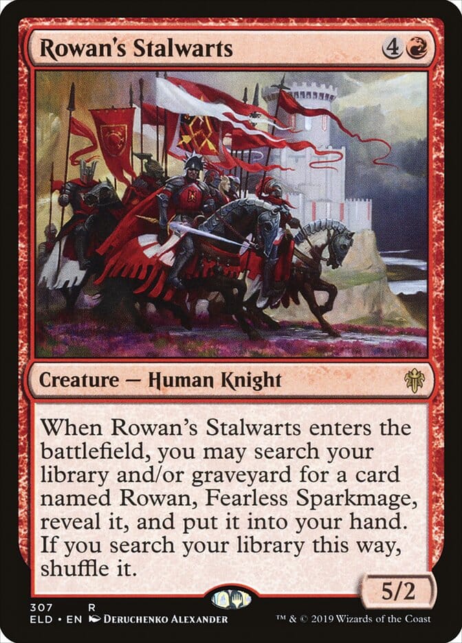 Rowan's Stalwarts [Throne of Eldraine] MTG Single Magic: The Gathering  | Multizone: Comics And Games