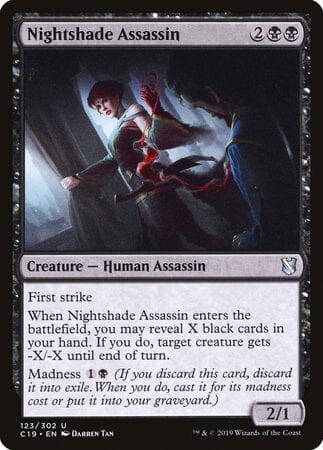 Nightshade Assassin [Commander 2019] MTG Single Magic: The Gathering  | Multizone: Comics And Games