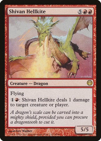 Shivan Hellkite [Duel Decks: Knights vs. Dragons] MTG Single Magic: The Gathering  | Multizone: Comics And Games