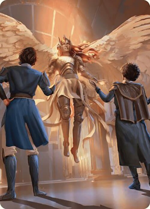 Demand Answers Art Card [Murders at Karlov Manor Art Series] MTG Single Magic: The Gathering  | Multizone: Comics And Games