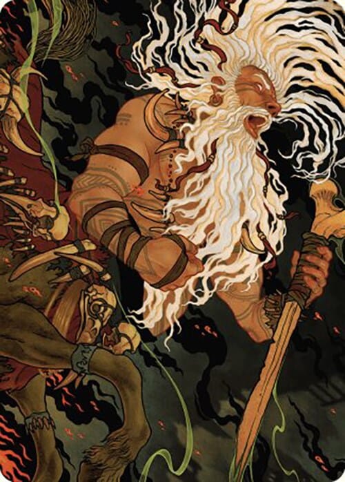 Yarus, Roar of the Old Gods Art Card (46/49) [Murders at Karlov Manor Art Series] MTG Single Magic: The Gathering  | Multizone: Comics And Games