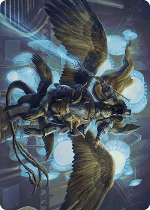 Ezrim, Agency Chief Art Card [Murders at Karlov Manor Art Series] MTG Single Magic: The Gathering  | Multizone: Comics And Games